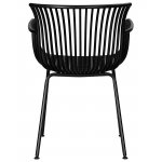 Набор 4 шт Стул обеденный DOBRIN ROSS, черный (B-03) без подушки