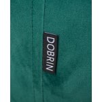 Набор 2 шт Стул обеденный DOBRIN RICHARD, черные матовые ножки, зелёный велюр (V108-64)