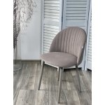 Стул БАРИ Marseille-16 Капучино, велюр / ЛАТТЕ каркас M-City