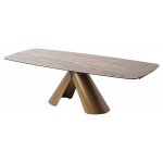 Стол CALDERON 180 GLOSS GRAND CORDILLERA керамика / бронзовый винтажный каркас, ®DISAUR