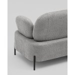 Диван Кэнди ткань букле светло-серый