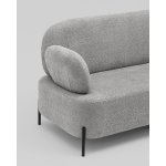 Диван Кэнди ткань букле светло-серый