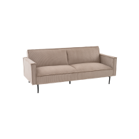 Диван прямой Кассель велюр рельефный бежевый