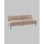 Диван прямой Кассель велюр рельефный бежевый