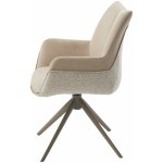 Стул PONTUS 360 град. поворот. RIELY-111 / PRESENT-120 Кремовый / Латте, ®DISAUR Стул PONTUS 360 град. поворот. RIELY-111 / PRESENT-120 Кремовый / Латте, ®DISAUR