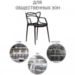 Комплект из 4-х стульев Masters чёрный