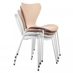 Комплект из 2-х стульев Seven Style белый с белыми ножками