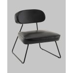 Кресло Kate new ткань экокожа чёрный