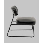 Кресло Kate new ткань экокожа чёрный