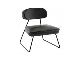 Кресло Kate new ткань экокожа чёрный