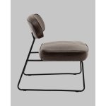 Кресло Kate new ткань экокожа коричневый