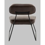 Кресло Kate new ткань экокожа коричневый