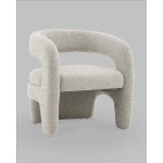 Кресло лаунж Bones серебристый