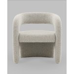 Кресло лаунж Bones серебристый