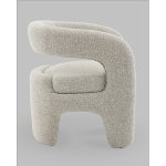 Кресло лаунж Bones серебристый