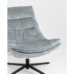 Кресло лаунж Lazy серый