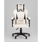 Кресло спортивное TopChairs Phantom бело-черный