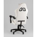 Кресло спортивное TopChairs Phantom бело-черный