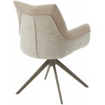 Стул PONTUS 360 град. поворот. RIELY-111 / PRESENT-120 Кремовый / Латте, ®DISAUR Стул PONTUS 360 град. поворот. RIELY-111 / PRESENT-120 Кремовый / Латте, ®DISAUR