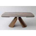 Стол CALDERON 180 GLOSS GRAND CORDILLERA керамика / бронзовый винтажный каркас, ®DISAUR