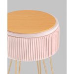 Пуф Астор светло-розовый