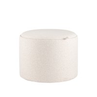 Пуф с ящиком Хюгге L букле бежевый