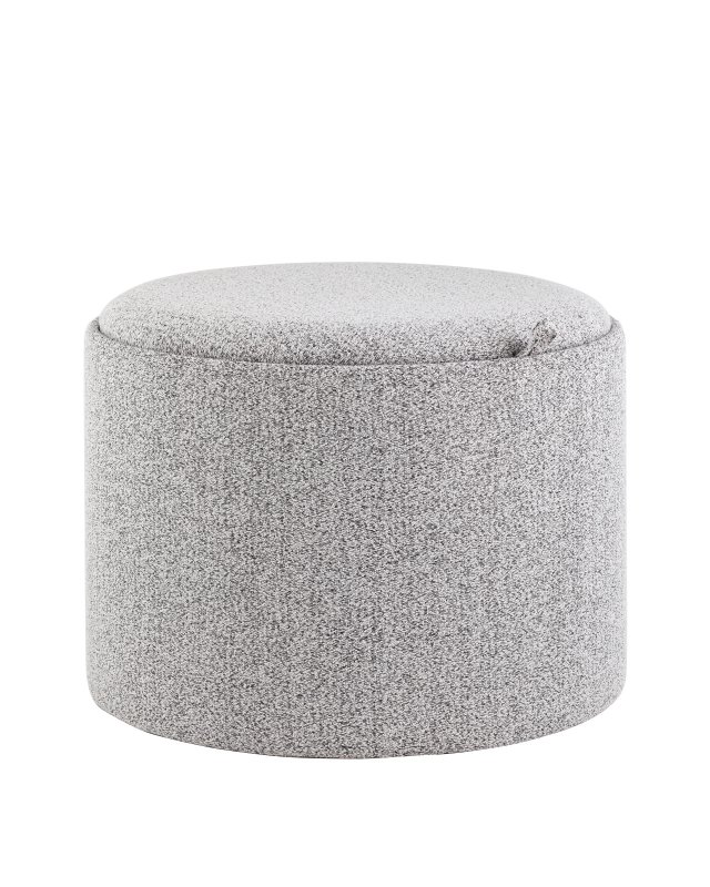 Пуф с ящиком Хюгге L букле серый