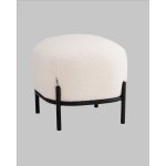 Пуф Стоун букле Fluffy молочный