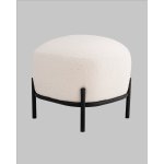 Пуф Стоун букле Fluffy молочный