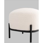 Пуф Стоун букле Fluffy молочный