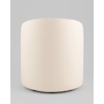 Пуф Тея спинка иск.кожа, сиденье шенилл бежевый