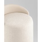 Пуф Тея спинка иск.кожа, сиденье шенилл бежевый