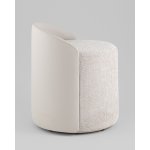 Пуф Тея спинка иск.кожа, сиденье шенилл светло-серый Пуф Тея спинка иск.кожа, сиденье шенилл светло-серый