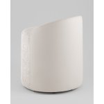 Пуф Тея спинка иск.кожа, сиденье шенилл светло-серый Пуф Тея спинка иск.кожа, сиденье шенилл светло-серый