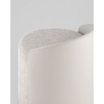 Пуф Тея спинка иск.кожа, сиденье шенилл светло-серый Пуф Тея спинка иск.кожа, сиденье шенилл светло-серый