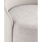 Пуф Тея спинка иск.кожа, сиденье шенилл светло-серый Пуф Тея спинка иск.кожа, сиденье шенилл светло-серый