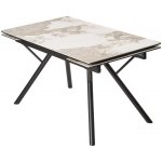 Стол ЛИБЕРТИ 140 Pandora, керамика / Черный каркас М-City