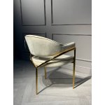 Стул обеденный Модена MC886-BG-2, 59х61х79 см, бежевый/глянцевое золото