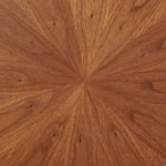 Стол Liverpool диам.110см, шпон орех лучевой набор, с золотистыми ножками