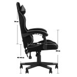 Кресло спортивное TopChairs Shadow черно-зеленый