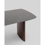 Стол обеденный Астарта раскладной 160-240х90 см керамика темная