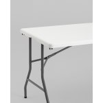 Стол складной чемодан 152*74*74 белый