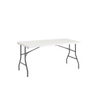 Стол складной чемодан 152*74*74 белый