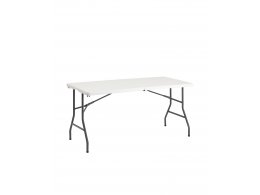 Стол складной чемодан 152*74*74 белый