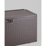 Стол-сундук Кейт пластик 110*55 см 276 л коричневый