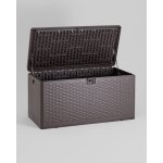 Стол-сундук Кейт пластик 110*55 см 276 л коричневый