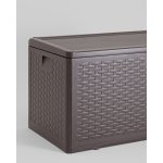 Стол-сундук Кейт пластик 110*55 см 276 л коричневый