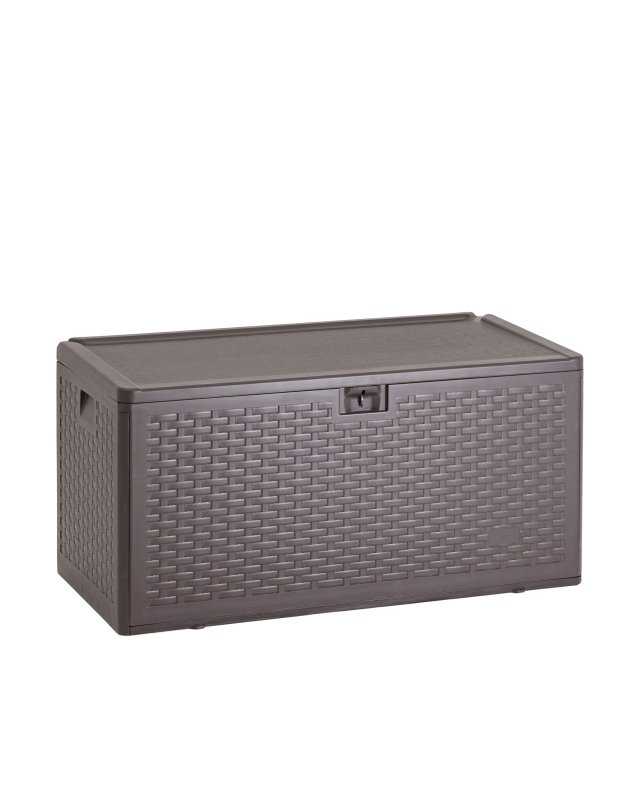 Стол-сундук Кейт пластик 110*55 см 276 л коричневый