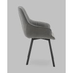 Стул Амальри велюр светло-серый