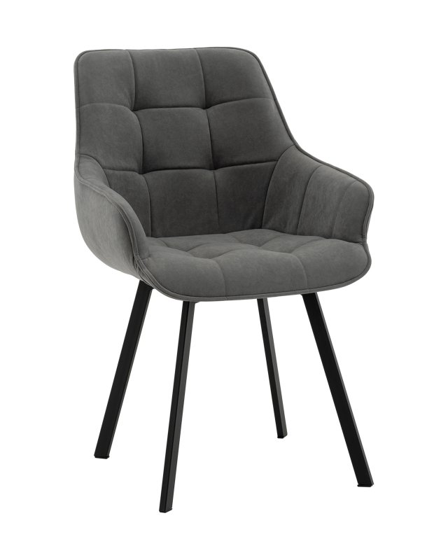 Стул Амальри велюр светло-серый